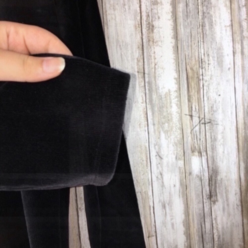 J.Crew Black Corduroy Button Down Shirt Boxy Fit Collared Casual Layering Piece - Picture 3 of 5